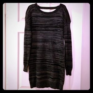 BCBG Black/Grey Sweater Dress!